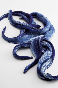 Japanese Silk Nui-Shime Shibori shawl