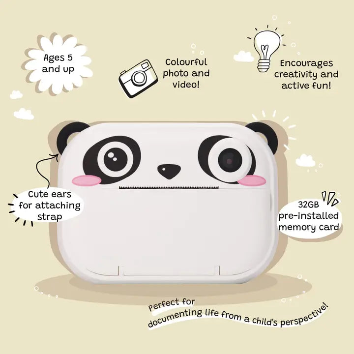 Panda Print and Digital Camera