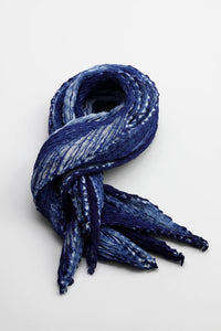 Japanese Silk Nui-Shime Shibori shawl