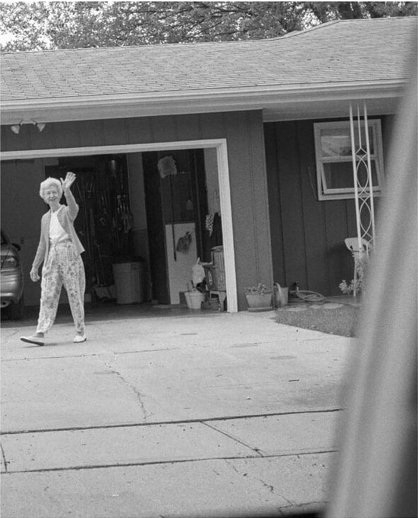 Dikeman Leaving and Waving