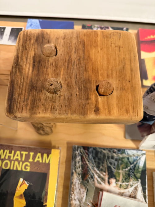 Spalted Maple 2+1 legs stool