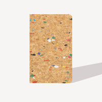 Cork + Stone Paper Color Dot Water-Proof Notebook