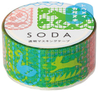 SODA Transparent Masking Tape — Clear PET Decorative Tape