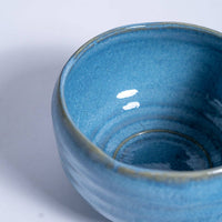 Sky Blue Hanagata Matcha Bowl