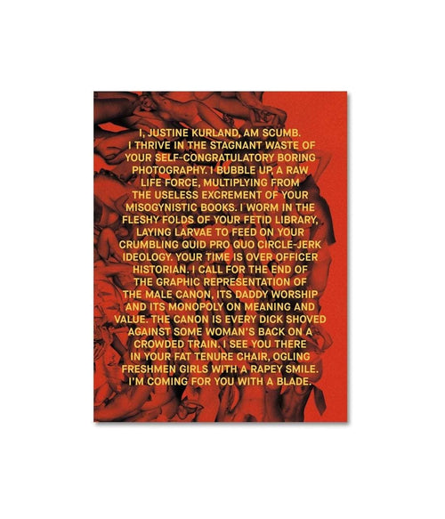 Justine Kurland: SCUMB Manifesto (SIGNED)