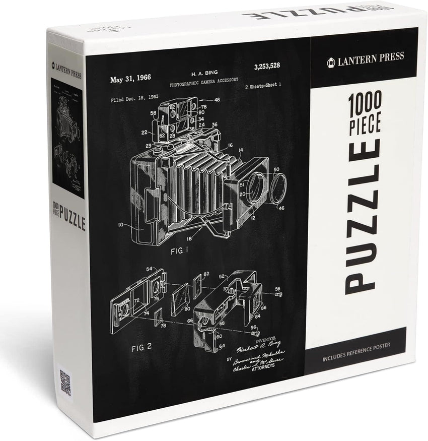 1000 Piece Puzzle - Camera Blackboard Patent