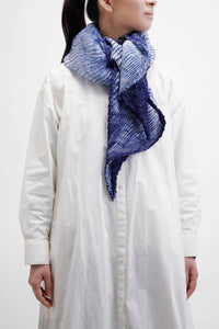 Japanese Silk Nui-Shime Shibori shawl
