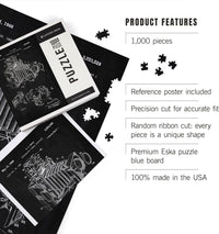 1000 Piece Puzzle - Camera Blackboard Patent