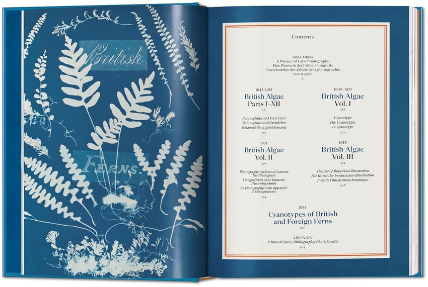 Anna Atkins. Cyanotypes. 45th Ed. (45th Edition) (Multilingual Edition)
