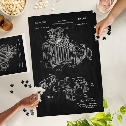 1000 Piece Puzzle - Camera Blackboard Patent