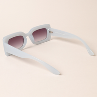 Bold Rectangular Sunglasses + sleeve