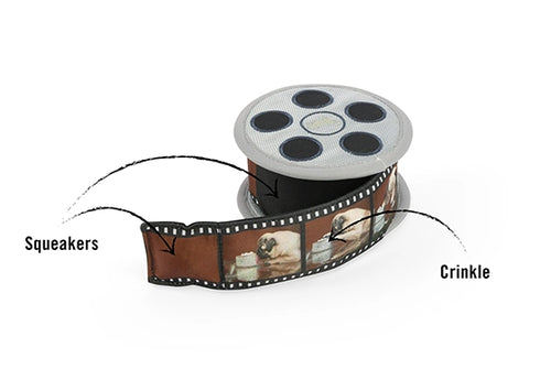 Film Reel Dog Toy