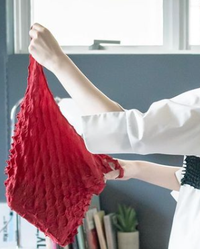 Shibori Stretch Bag (Red)