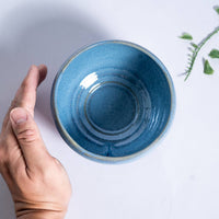 Sky Blue Hanagata Matcha Bowl