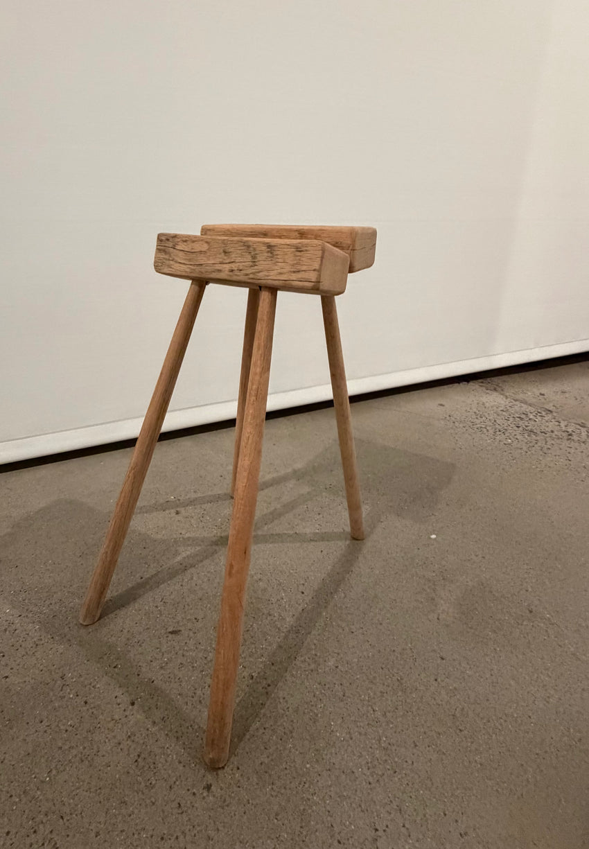Reclaimed White Oak stool