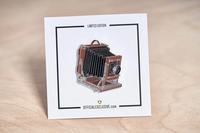 Wooden Large Format Camera Pin