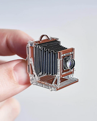 Wooden Large Format Camera Pin