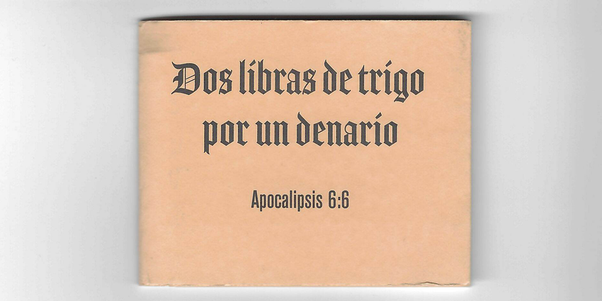 Relampago: Dos libras de trigo por un denario