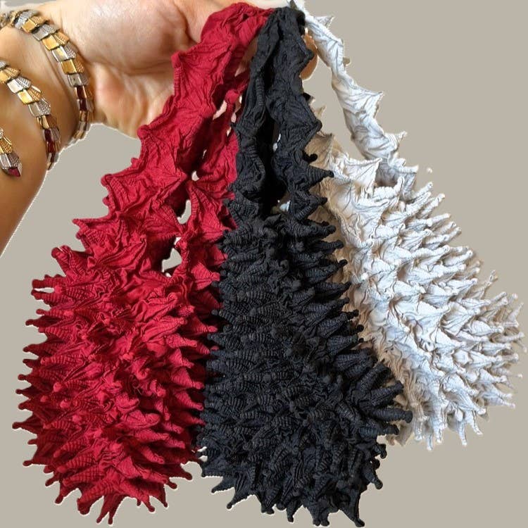 Shibori Stretch Bag (Red)