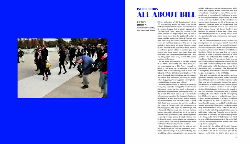 Bill Cunningham: On the Street - Five Decades of Iconic Photography