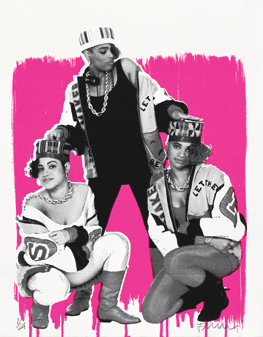 Silkscreen Portfolio, Legends of Hip Hop, six prints,2017, Janette Beckman
