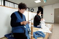 Shibori Stretch Bag (blue)