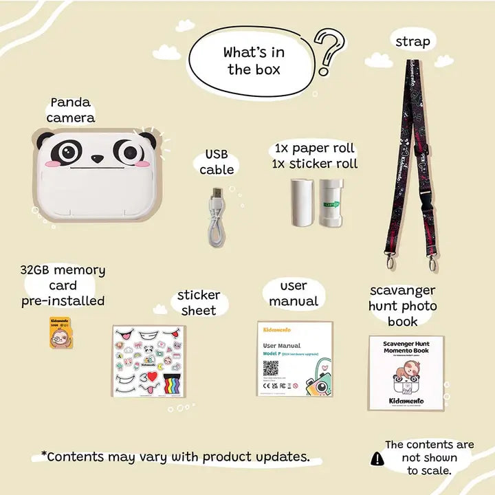 Panda Print and Digital Camera