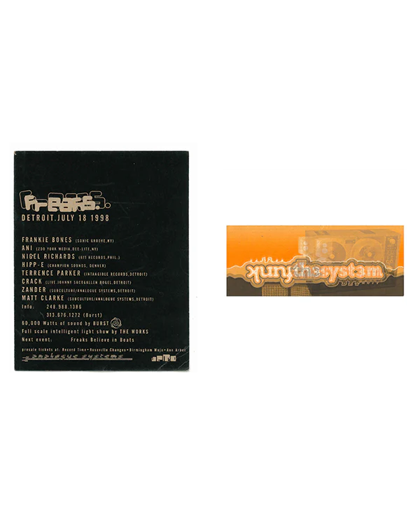 Detroit Rave Flyers 1993-1999