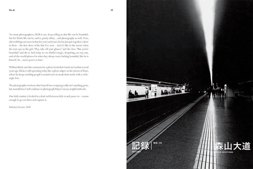 Daido Moriyama: Record