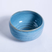 Sky Blue Hanagata Matcha Bowl