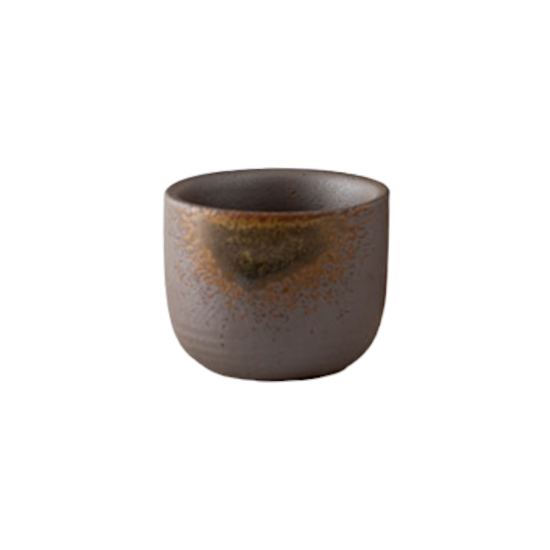 Brown Glazed Sake Cup