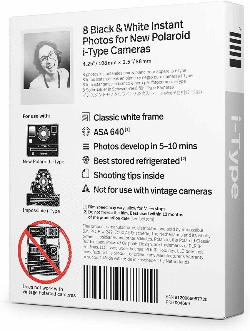 Film i-Type B&W Polaroid