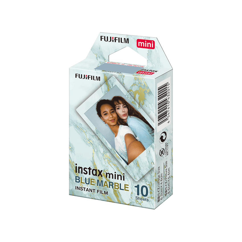 instax MINI Blue Marble Film - 10 Sheets