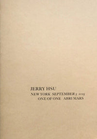 Jerry Hsu: New York September 5 2025