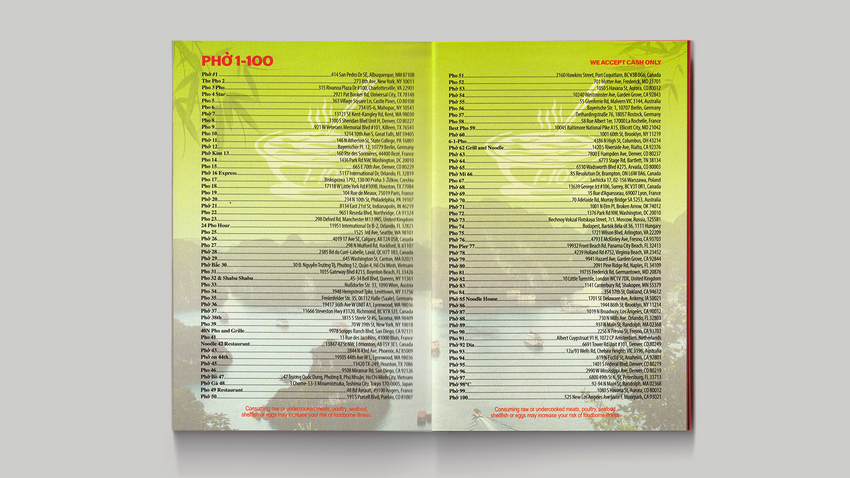 Alex Cheung: Phở 1-100 (2nd edition digital printing) Pho