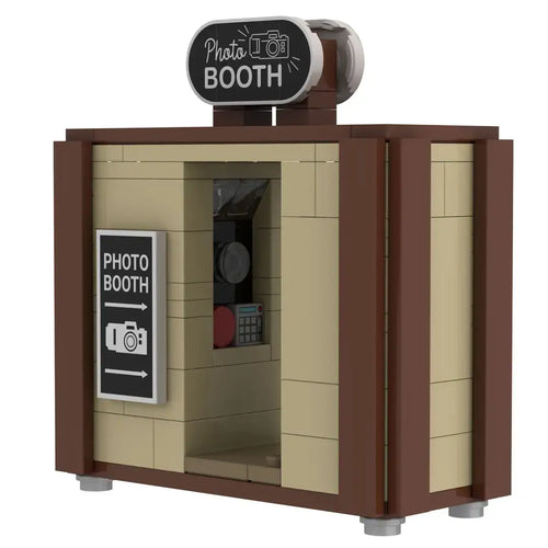 Photo booth building blocks lego set