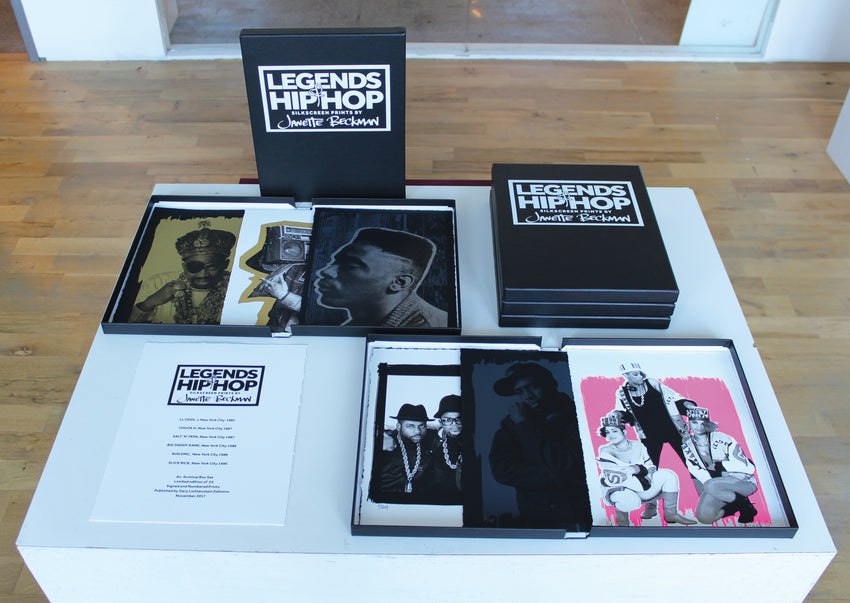 Silkscreen Portfolio, Legends of Hip Hop, six prints,2017, Janette Beckman