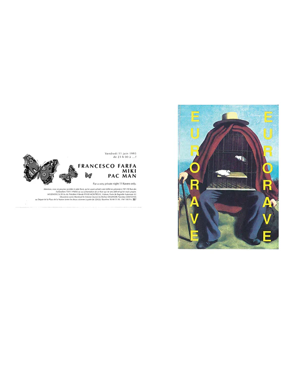 Paris Rave Flyers 1991-1994