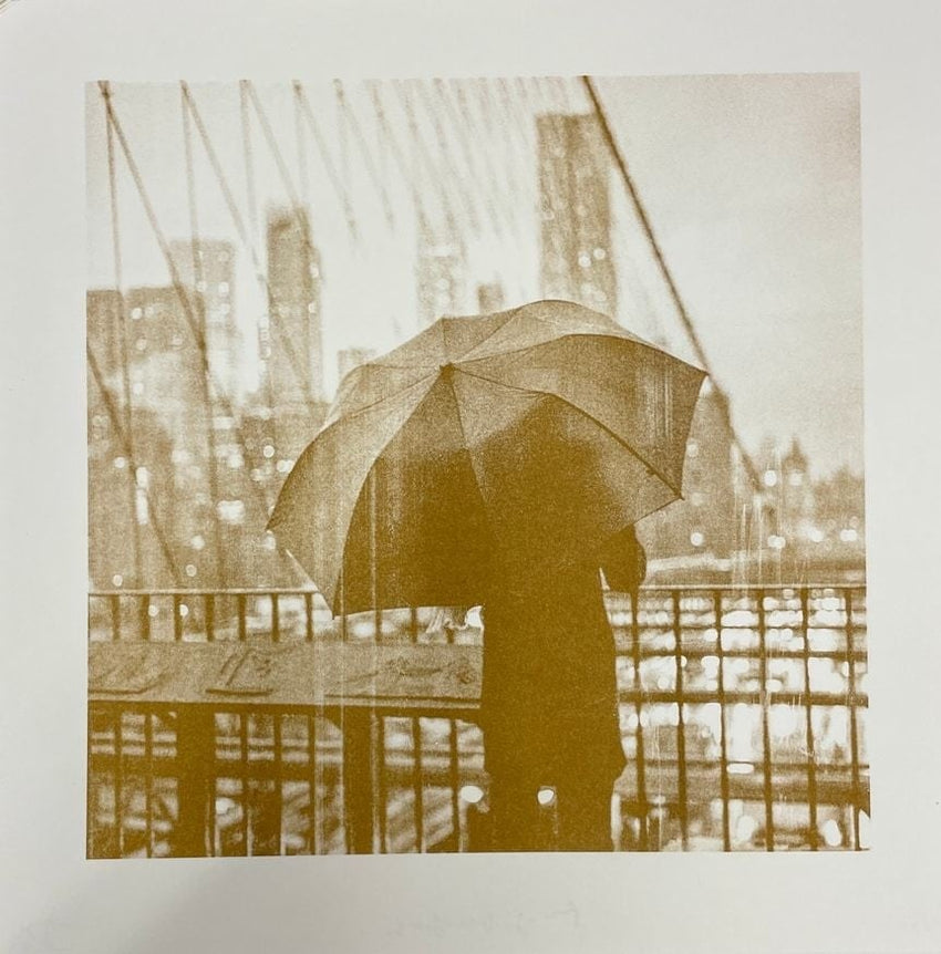 Rainy New York riso print