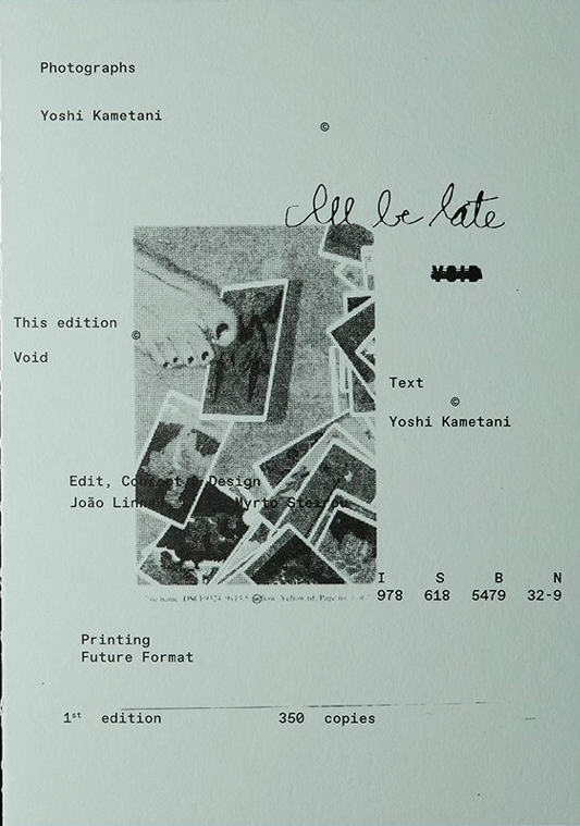 Yoshi Kametani: I'll Be Late