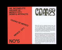 Signs & Artifacts No. 5: CDMX, Mexico City