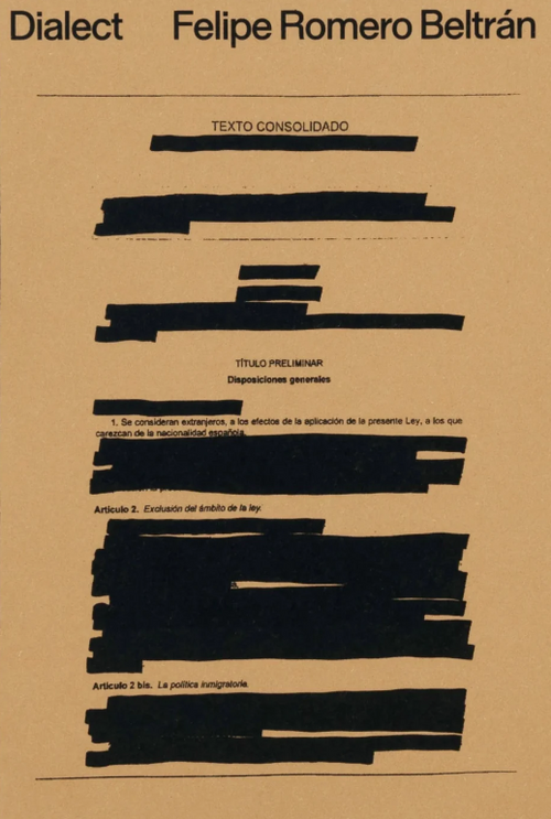 Felipe Romero Beltran: Dialect