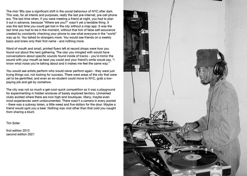 Tim Soter: Electronic Music New York City 1995